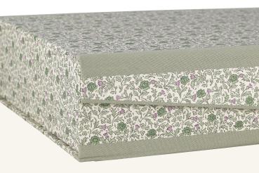 Sturdy collection box with linen edges Manufactor "Schreibweise"